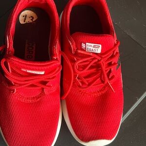 New Balance Kids Bright Red Sneakers